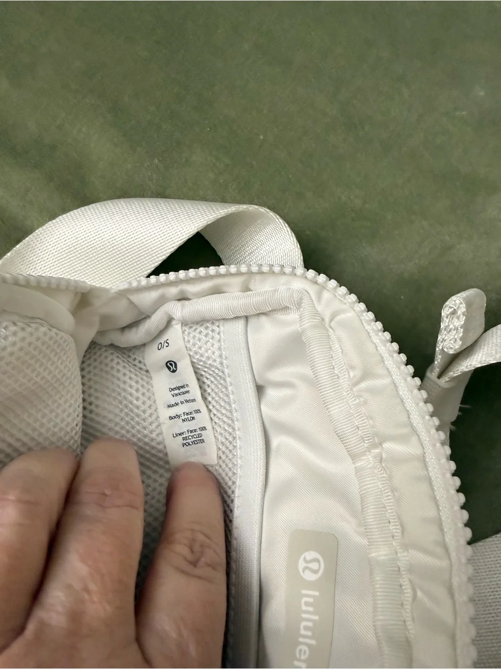 Lululemon Everywhere Belt Bag White Quilted Waist Pouch Fanny Pack #OSP